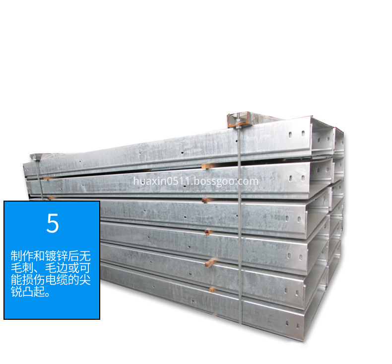 Galvanizing perforated cabl