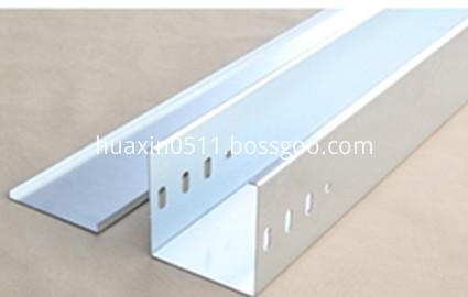 Steel cable supporting tray