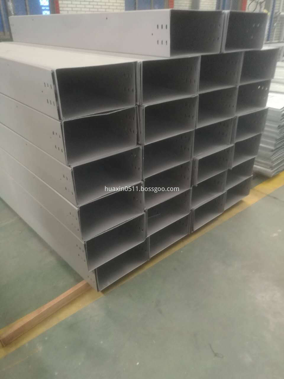 Spray paint cable tray